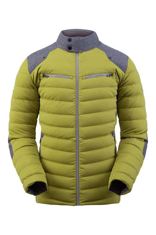 Chamarra Spyder Alpine Stretch Down Fill Verde Oliva Para Hombre Mexico MX52139